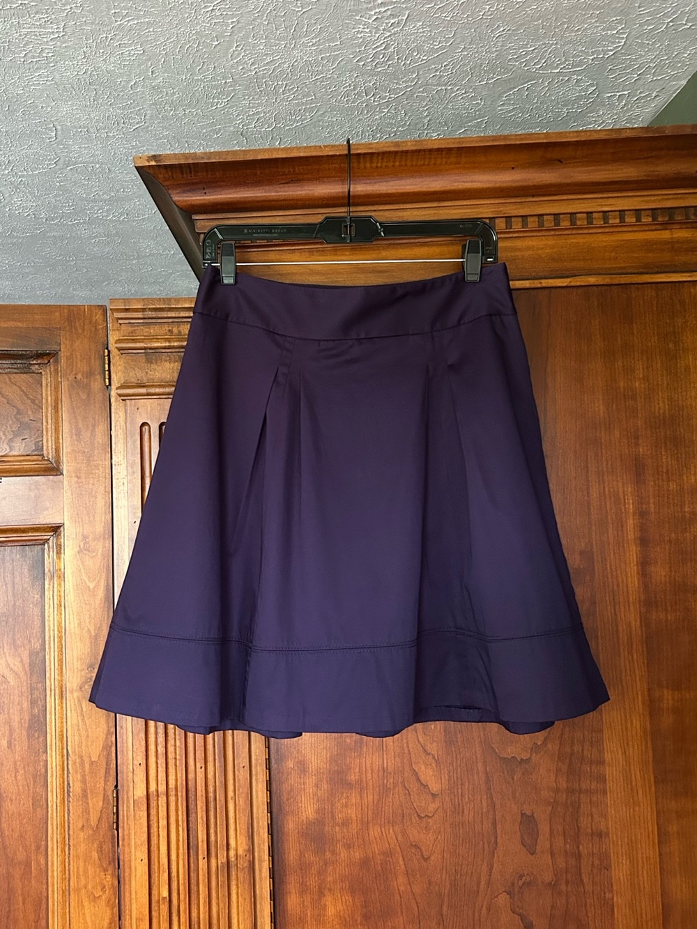The Limited Deep Purple Pleated Skirt